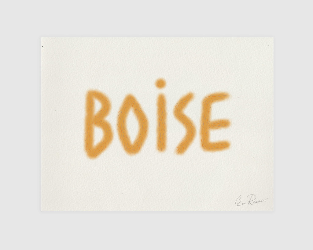 Boise Hairy Font (Print)