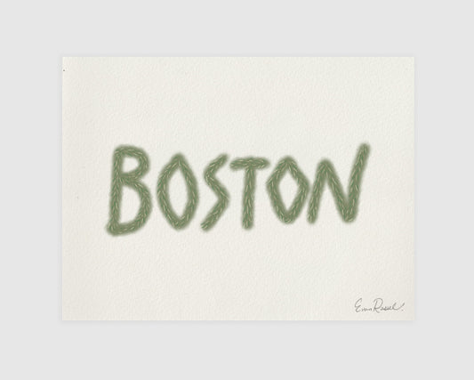 Boston Hairy Font (Print)