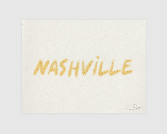 Nashville Hairy Font (Print)