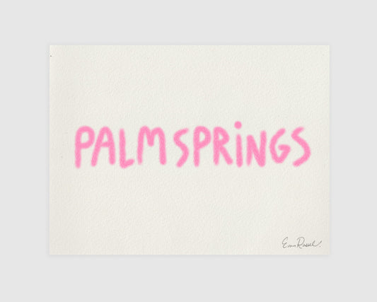 Palm Springs Hairy Font (Print)