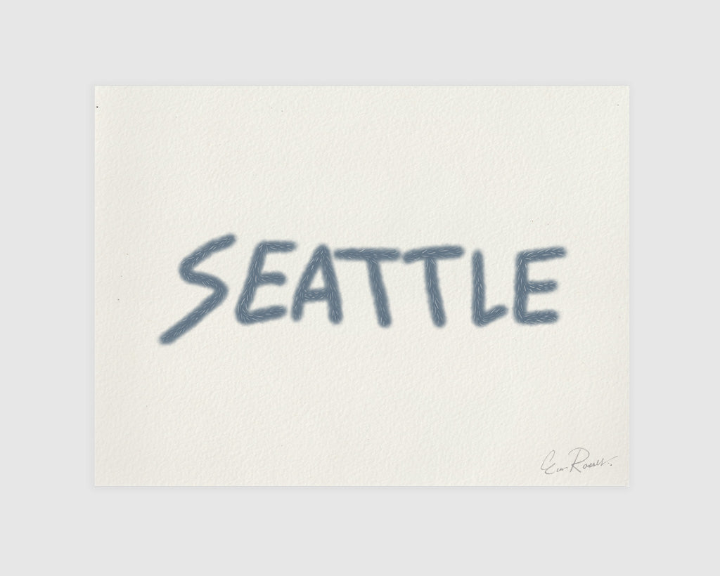 Seattle Hairy Font (Print)