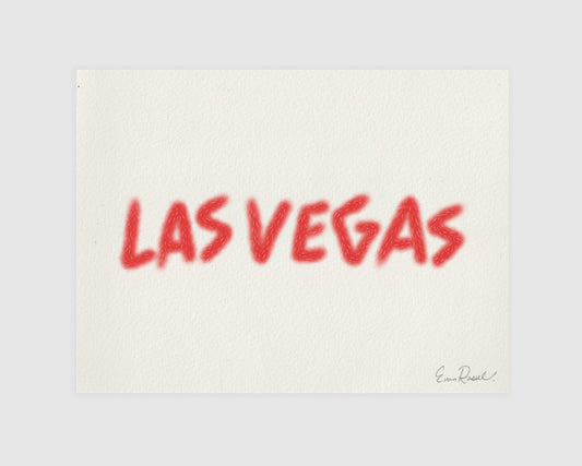 Las Vegas Hairy Font (Print)