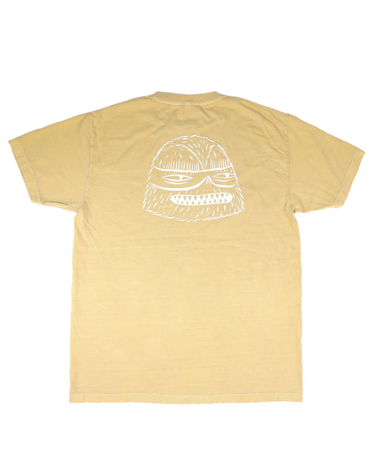 Stink tee (Mustard) Hand Screened