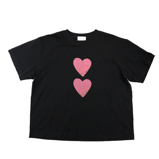 Heart Series Blk tee
