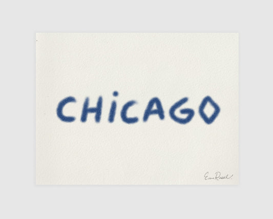 Chicago Hairy Font (Print)