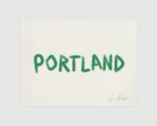 Portland Hairy Font (Print)