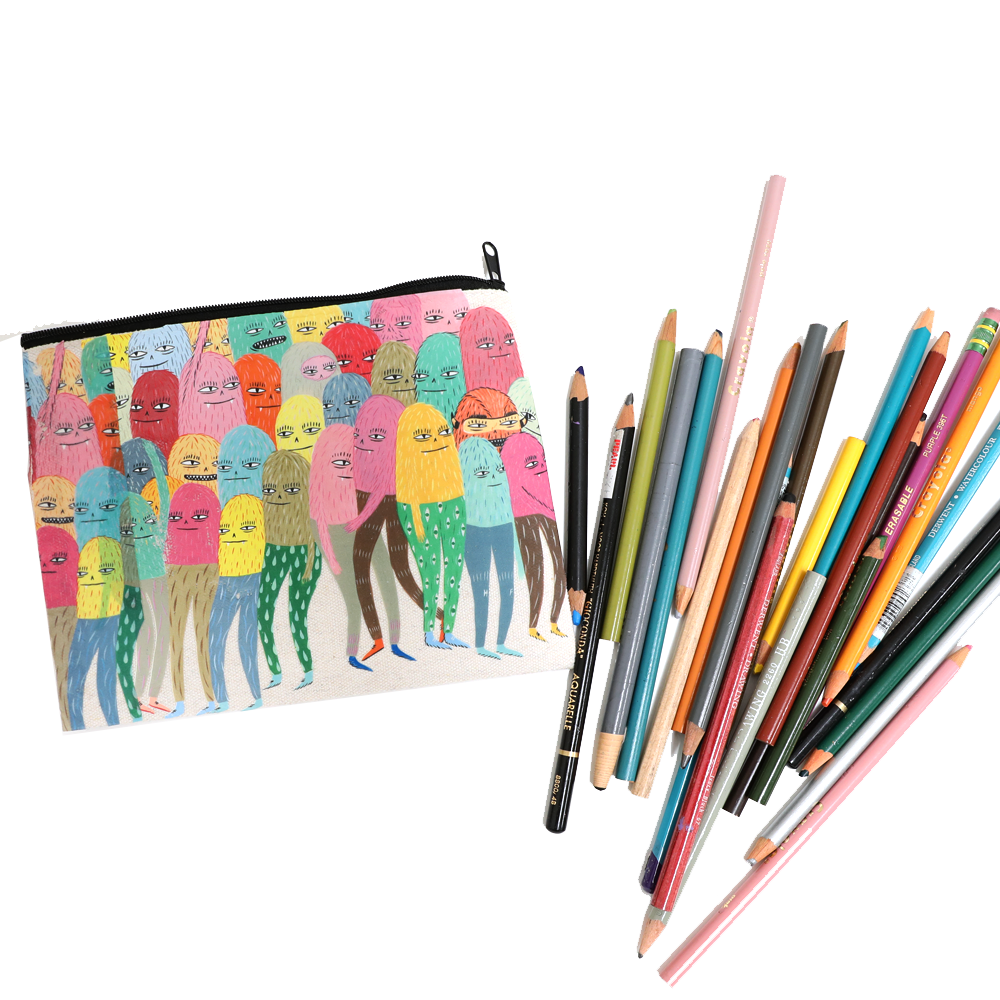 Hairy Rage Canvas Pouch